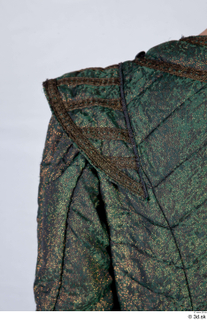  Photos Man in Historical Dress 38 17th century green decorated jacket historical clothing lace shoulder upper body 0002.jpg